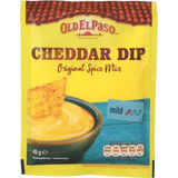 Bedst før: 10.04.2026 Old El Paso Cheddar Dip Spice Mix