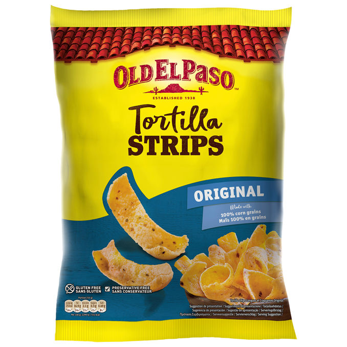 Old El Paso Tortilla Strips Maissilastut