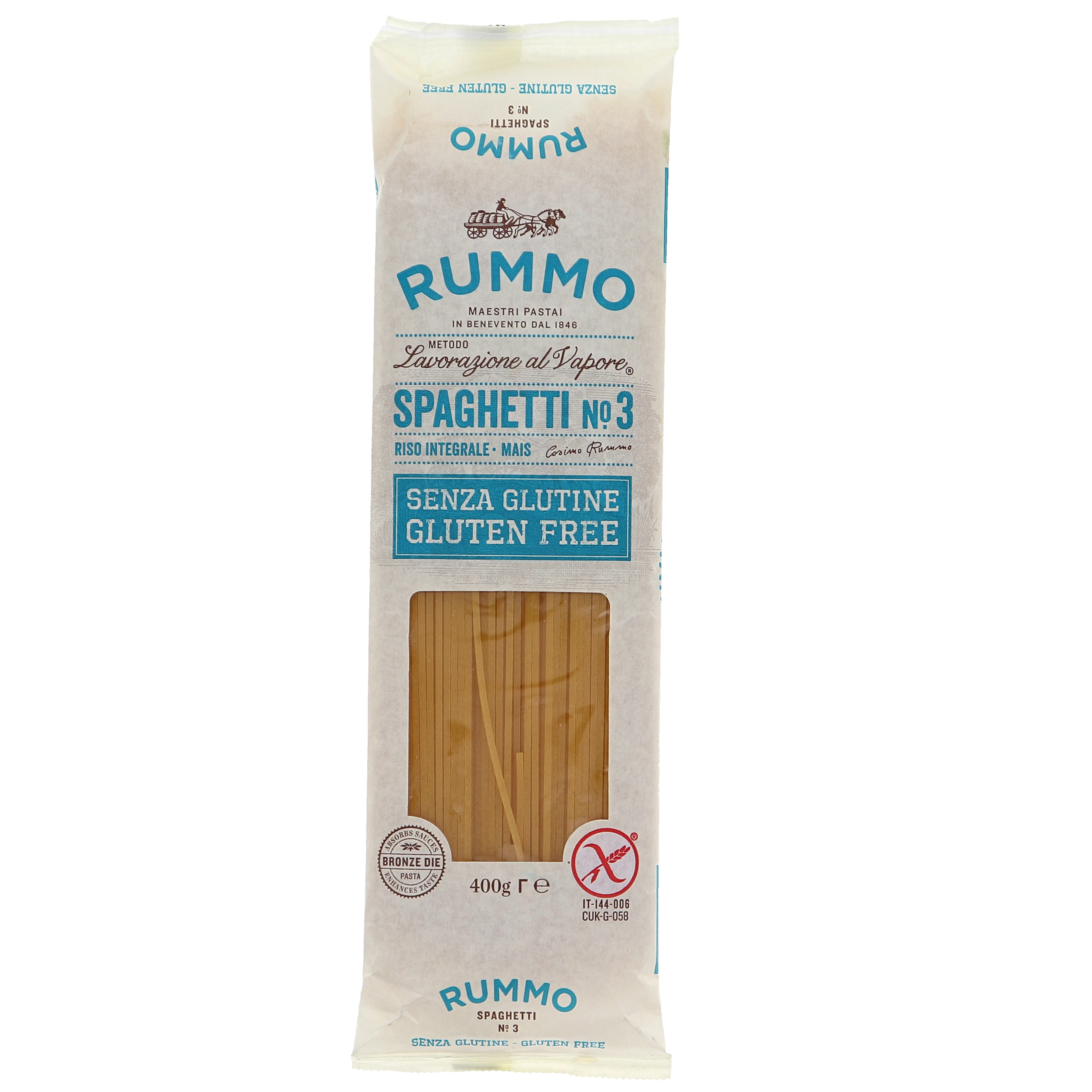 Gluteeniton Spaghetti, 400 g, Rummo | Matsmart