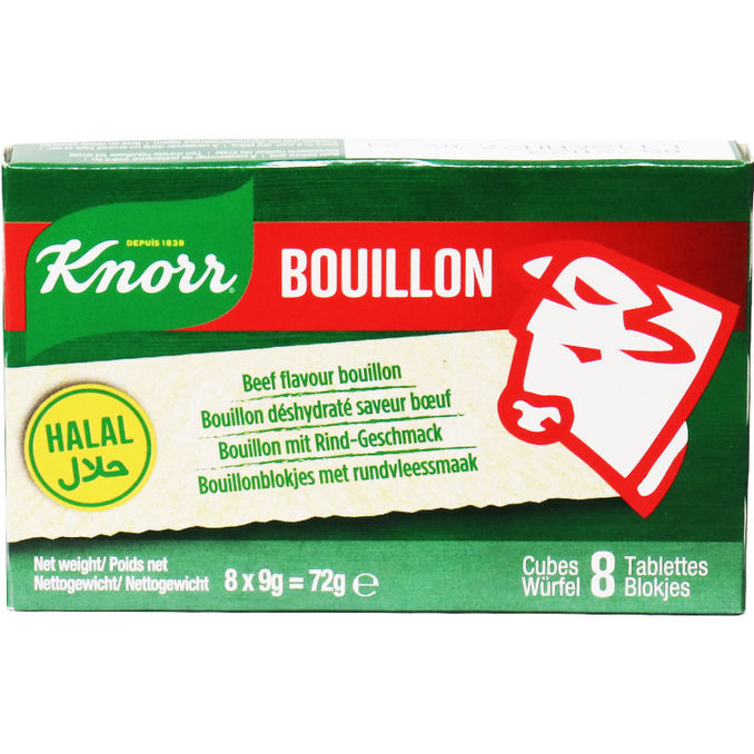 Knorr Bouillon mit Rind-Geschmack (Halal)