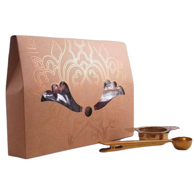 Persiskt Gaveæske Blomsterte m. Tesi