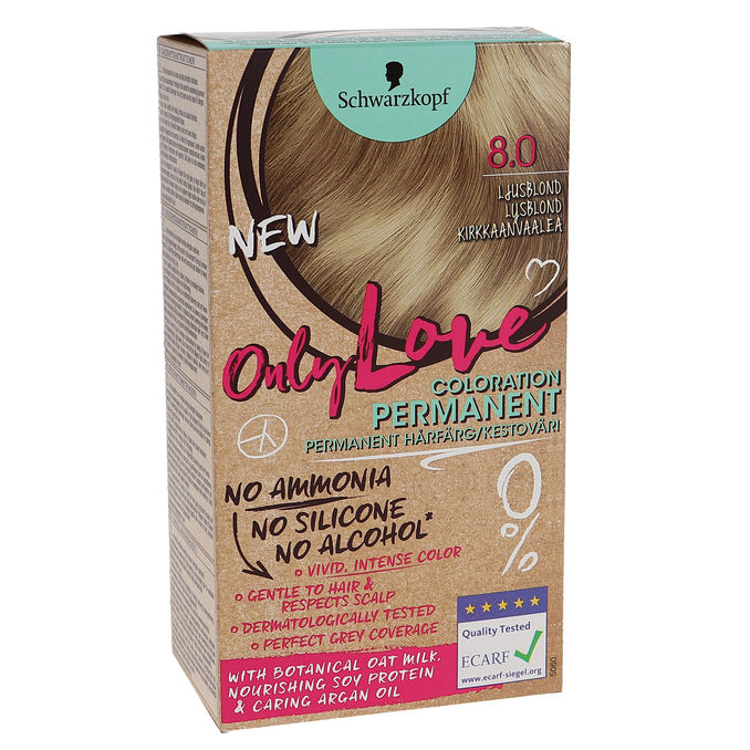 Schwarzkopf Hiusväri Only Love 8.0 Kirkkaanvaalea