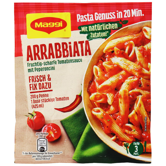 Maggi Pasta Arrabbiata