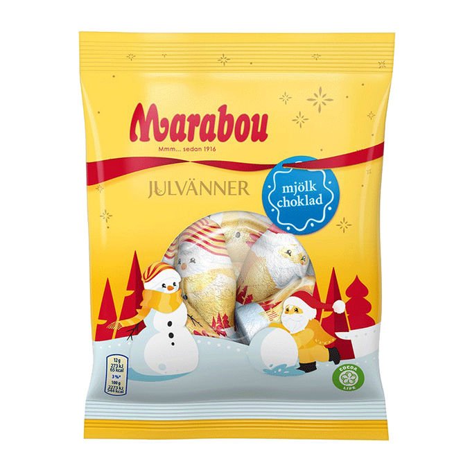 Marabou Mjölkchoklad Julvänner