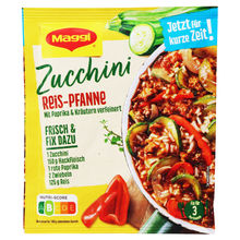 Maggi Zucchini-Reis Pfanne