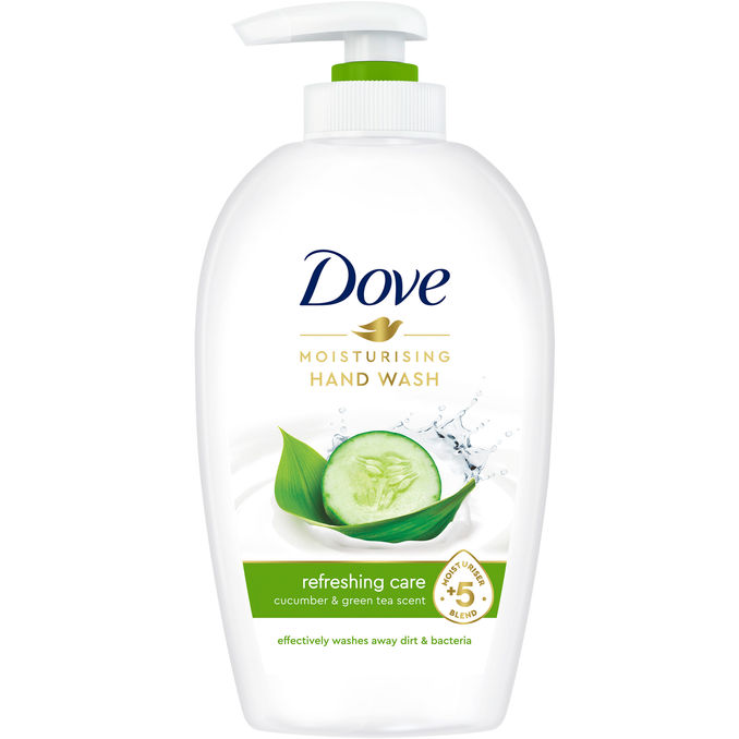 Dove 2 x Flytande Tvål Pump Fresh Touch