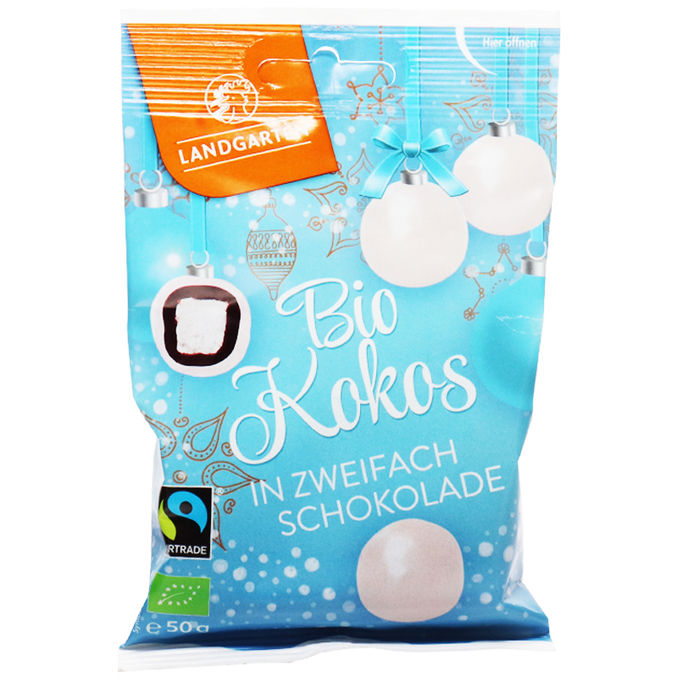 Landgarten BIO Kokos in Zweifach Schokolade