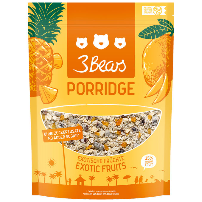 3Bears Porridge Exotische Früchte