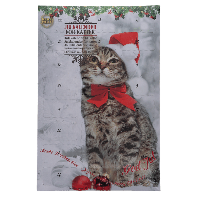 Julekalender Kat 120g, 120 fra Faunakram | Motatos