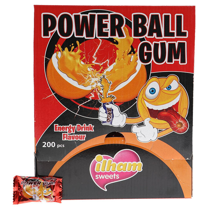 ilham sweets Tuggummi Powerball 200st