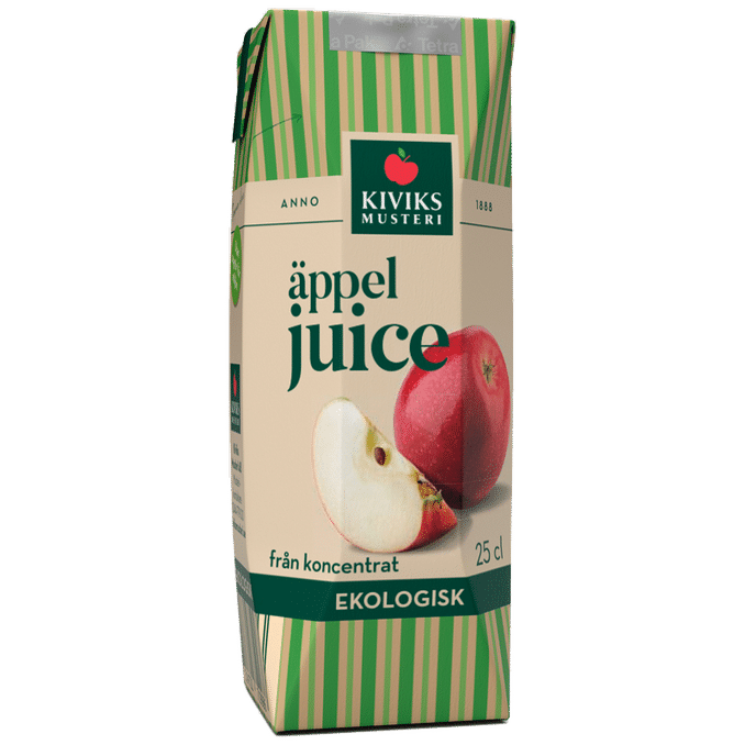 Kiviks Eko Äppeljuice utan sugrör