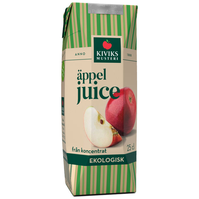 Kiviks Eko Äppeljuice utan sugrör