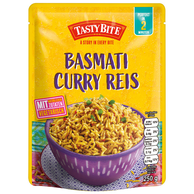 Tasty Bite Basmati Curry Reis