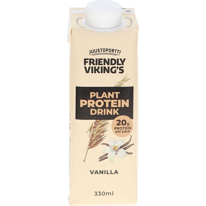 Juustoportti Friendly Viking´s Kasviproteiinijuoma Vanilja