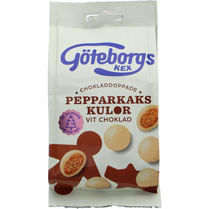 Göteborgs kex Honningkagekugler m. Hvid chokolade 120 g