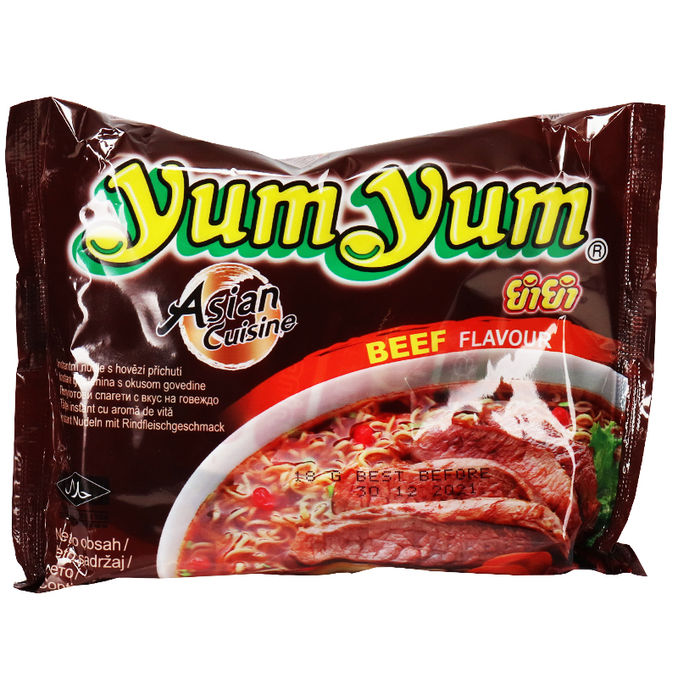 Yum Yum Instantnudeln Beef Flavour