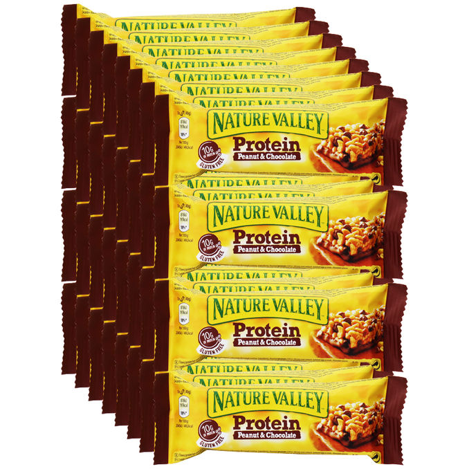 Nature Valley Proteinriegel Erdnuss & Schokolade, 32er Pack