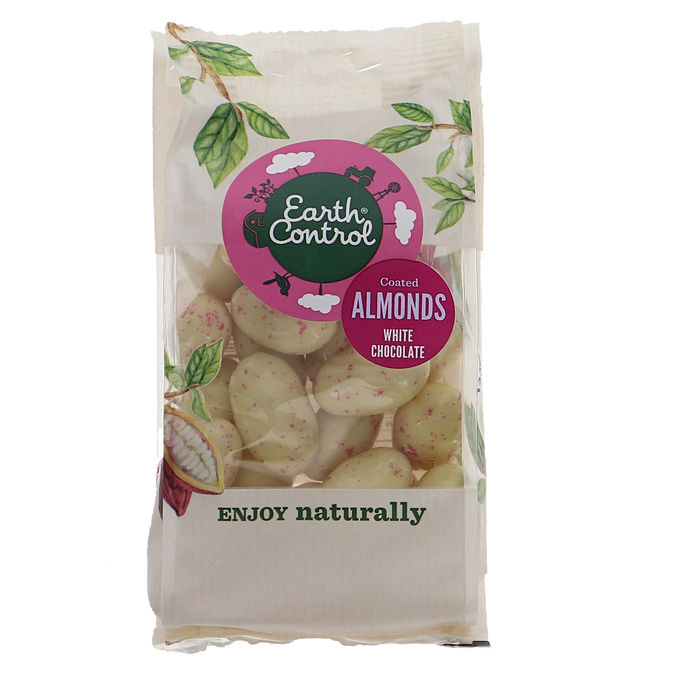 Earth Control Mandel Hvid Choklade 150g