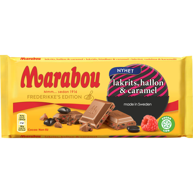 3 x Marabou Hallon Lakrits Caramel