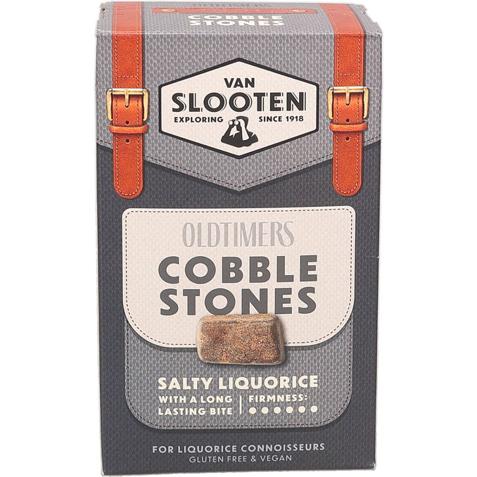Van Slooten Cobble Stones Salmiak Lakrids