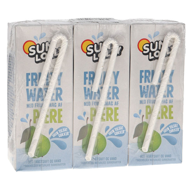 Sun Lolly Dryck Fruity Water Päron 3-Pack