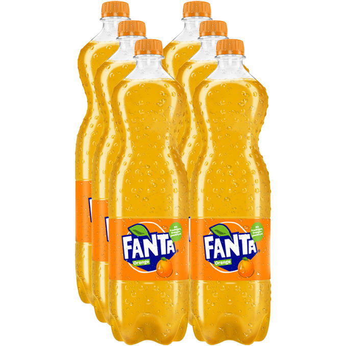 Fanta, 6er Pack (EINWEG) zzgl. Pfand