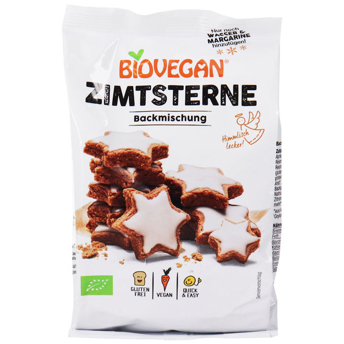 Biovegan BIO Backmischung Zimtsterne