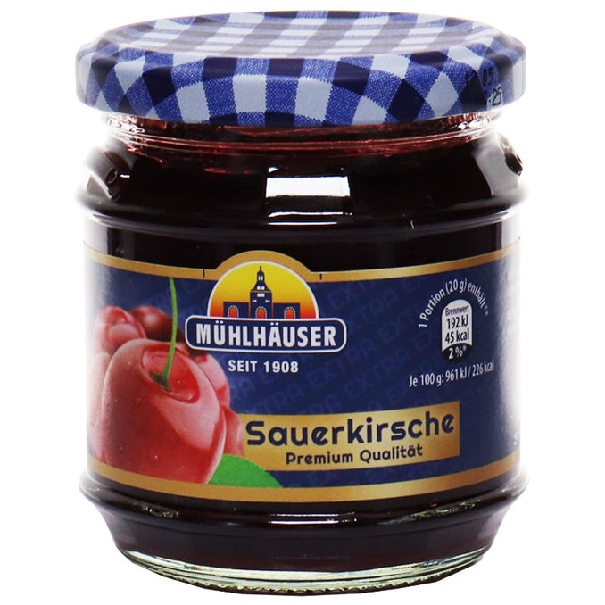 Mühlhäuser Extra-Konfitüre Sauerkirsche