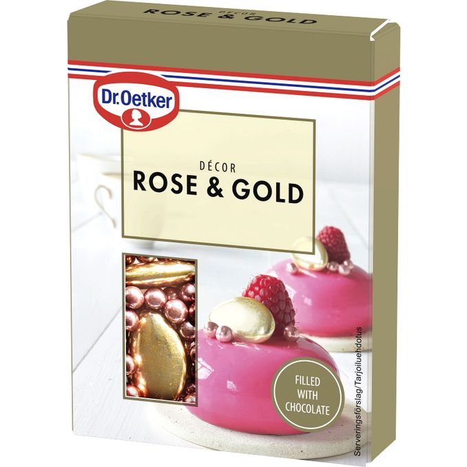 Dr. Oetker Roséguld Dekorering Bakning