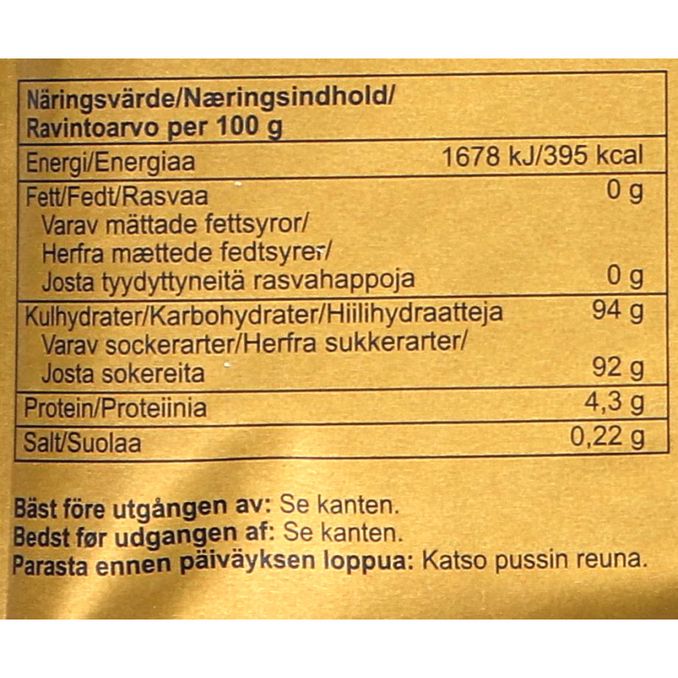 Näringsinnehåll Maräng Bas