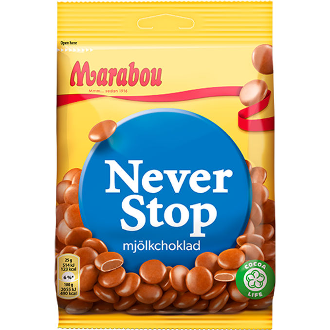 Marabou Never Stop 