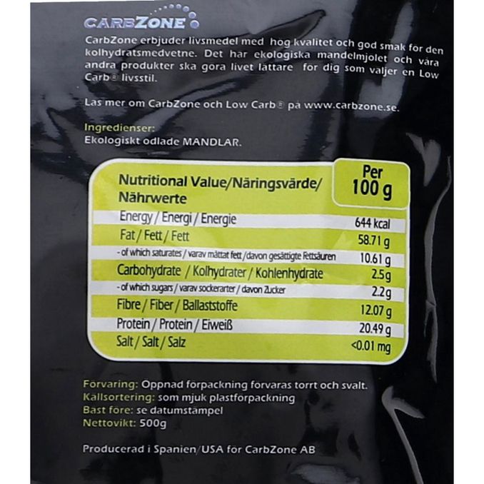 Carbzone Mandelmjöl Eko