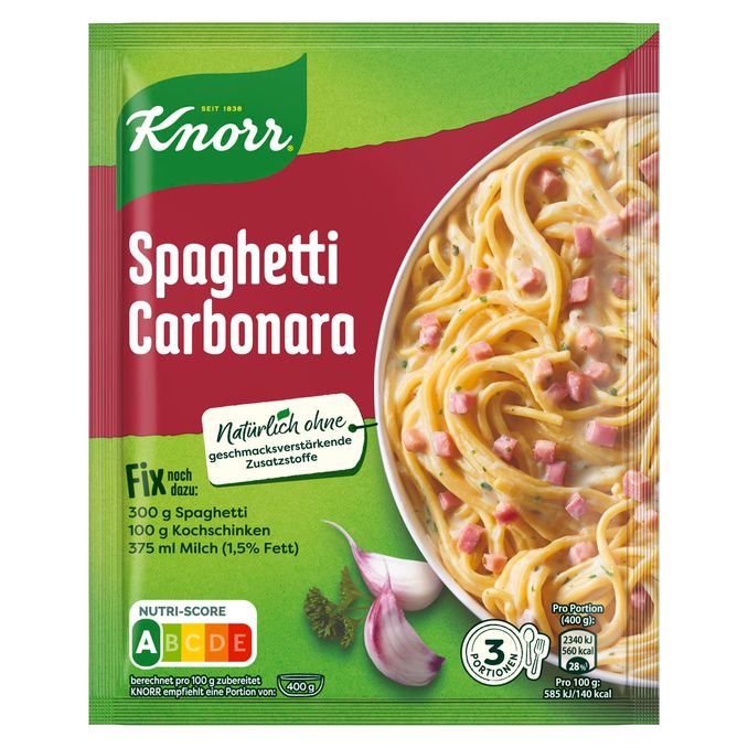 Knorr Fix Spaghetti alla Carbonara