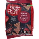 Bedst før: 23.01.2026 Finn Crisp Rugsnacks Roasted Pepper & Chipotle