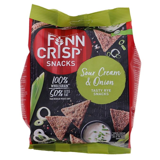 Finn Crisp Snacks Sour Cream & Onion