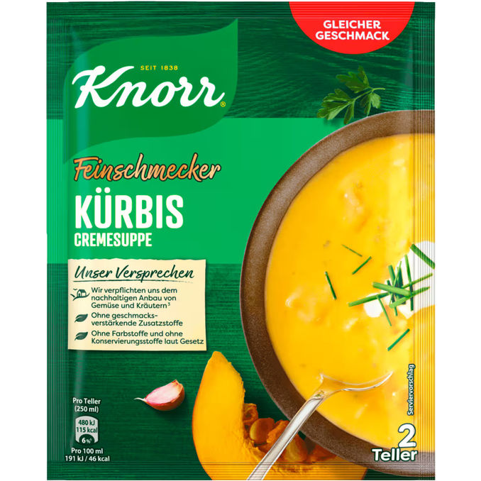 Knorr Kürbis Cremesuppe
