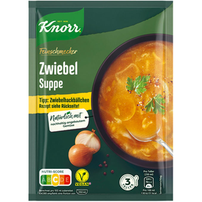 Knorr Feinschmecker Zwiebel Suppe