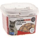 Faunakram - Faunakram cat snack Star w. cheese 100 gr. Bucket