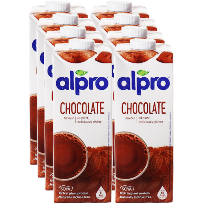 ALPRO Sojadrink Schokolade, 8er Pack