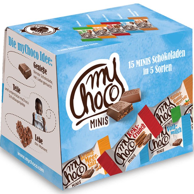 myChoco Minis-Box Schokolade