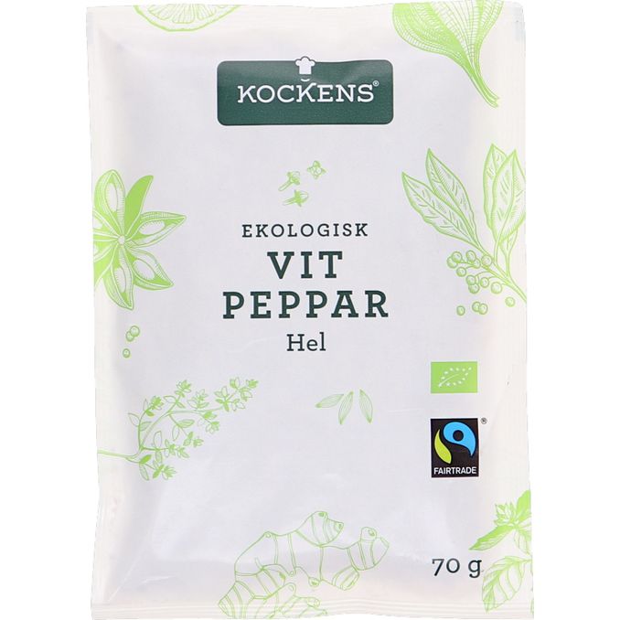 Kockens Vitpeppar Hel Eko