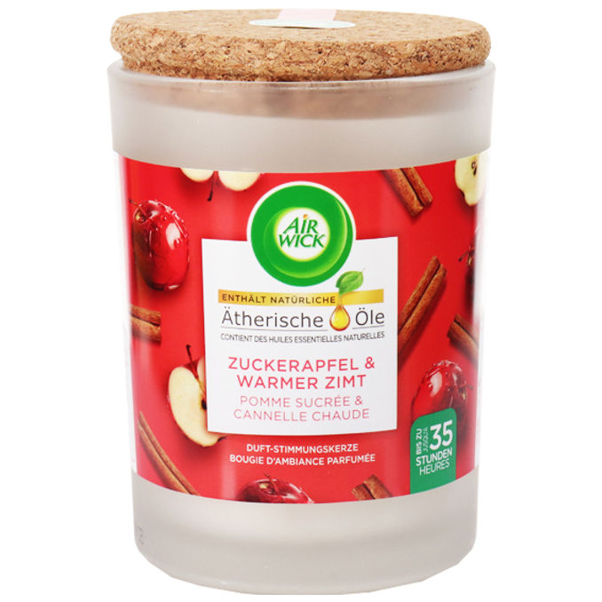 Air Wick Duftkerze Zuckerapfel & Warmer Zimt