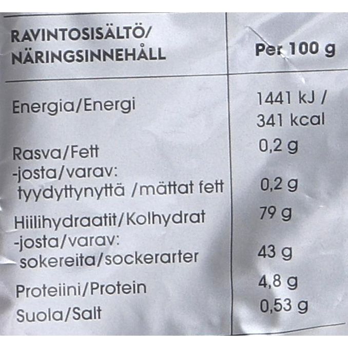 Salmiakki Aakkoset, 180 g, Malaco | Matsmart