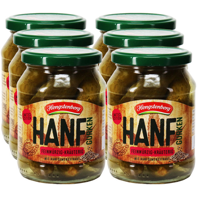 Hengstenberg Hanf Gurken, 6er Pack