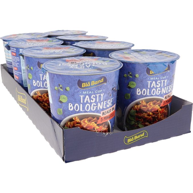 Blå Band Snackpots m. Bolognese 8-pak