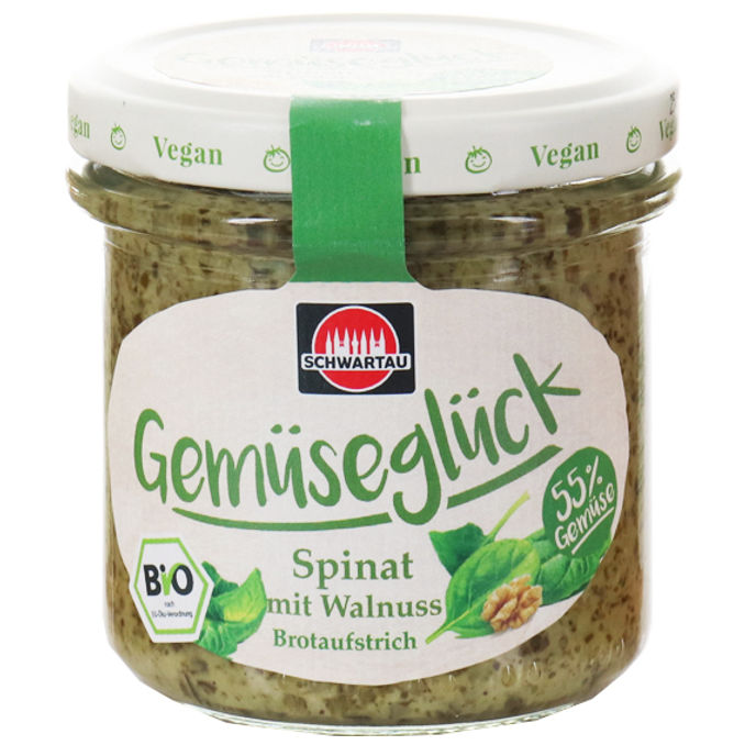 Schwartau BIO Gemüseglück Spinat & Walnuss