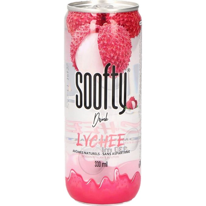 Soofty Matalahiilihappoinen kivennäisvesi litsi