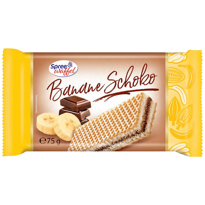 Spreewaffel Banane-Schoko-Waffeln