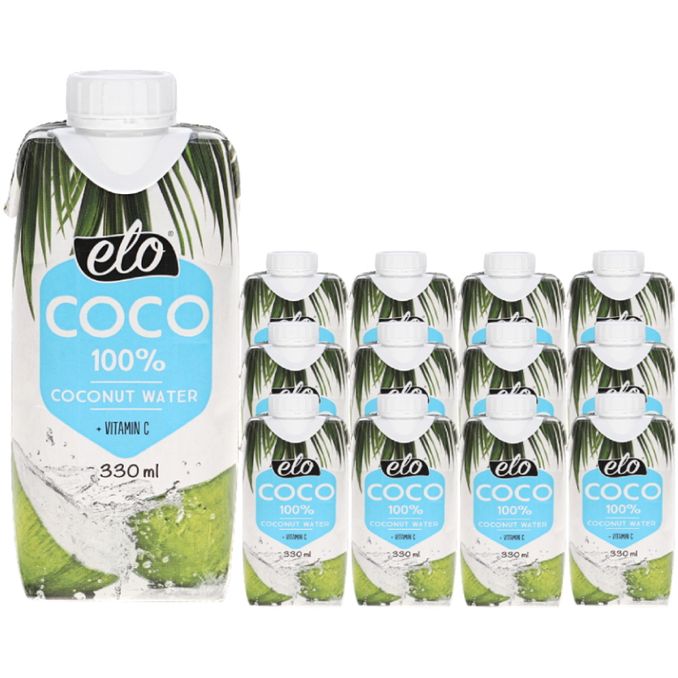 ELO Kokosnødde Vand 12-pak
