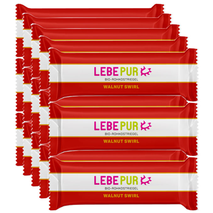 Lebepur BIO Riegel Walnut Swirl, 15er Pack